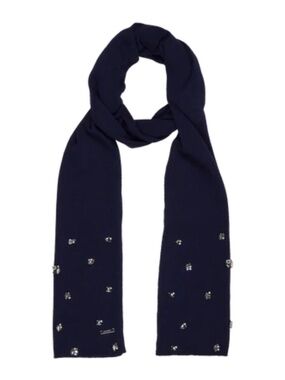 JIMMY CHOO EMMA EMBELLISHED SCARF